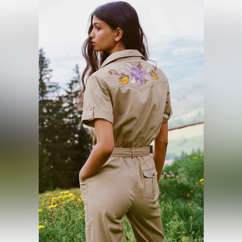 Spell Foxglove Embroidered Boilersuit